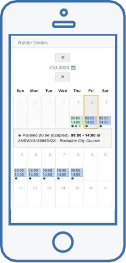 employee rostering system example display on desktop